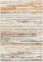 Ian Modern Burnt Orange Area Rug - Image 2