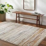 Ian Modern Burnt Orange Area Rug