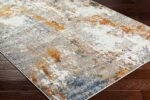 Domanic Modern Burnt Orange Area Rug - Image 3
