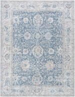 Naheed Traditional Slate Gray Washable Area Rug - Image 2