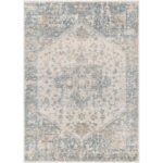 Ranee Traditional Denim/Charcoal Area Rug - Image 2