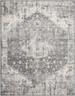 Ranee Traditional Charcoal Area Rug - Image 6