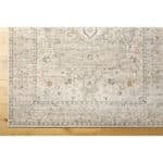 Kelon Traditional Light Beige/Charcoal Area Rug - Image 5