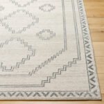Zebadiah Modern Medium Gray Area Rug - Image 3