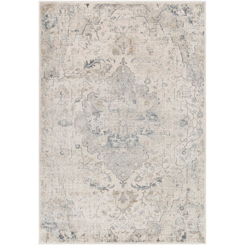 AAAB9464-537-1 Jere Traditional Light Beige Area Rug - Image 1