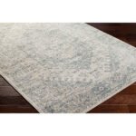 Nastashia Traditional Charcoal/Denim Area Rug - Image 5