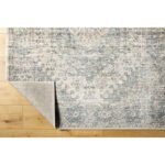 Nastashia Traditional Charcoal/Denim Area Rug - Image 6
