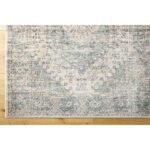 Nastashia Traditional Charcoal/Denim Area Rug - Image 7