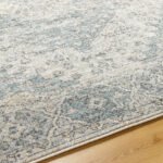 Nastashia Traditional Charcoal/Denim Area Rug - Image 3