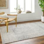 Demarco Traditional Light Gray Area Rug