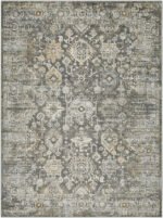 Catarino Traditional Black/Light Gray Area Rug - Image 6