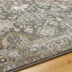 Catarino Traditional Black/Light Gray Area Rug - Image 2