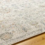 Flint Traditional Medium Gray/Light Beige Area Rug - Image 3
