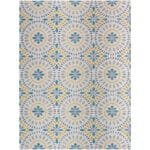 Devorah Coastal Light Gray/Dark Teal Area Rug