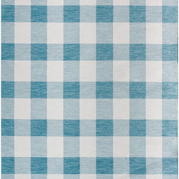 Verena Coastal Teal Area Rug