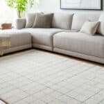 Nasreen Modern Light Beige Area Rug