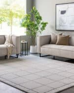 Isai Modern Gray Area Rug