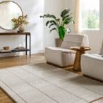 Isai Modern Light Beige Area Rug