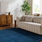 Isai Modern Deep Teal Area Rug