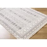 Lindell Modern Ivory/Black Area Rug - Image 6