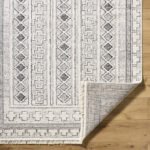 Lindell Modern Ivory/Black Area Rug - Image 5