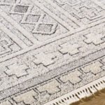 Lindell Modern Ivory/Black Area Rug - Image 3
