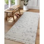 Monesha Modern Ivory/Black Area Rug