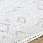 Monesha Modern Ivory/Black Area Rug - Image 6