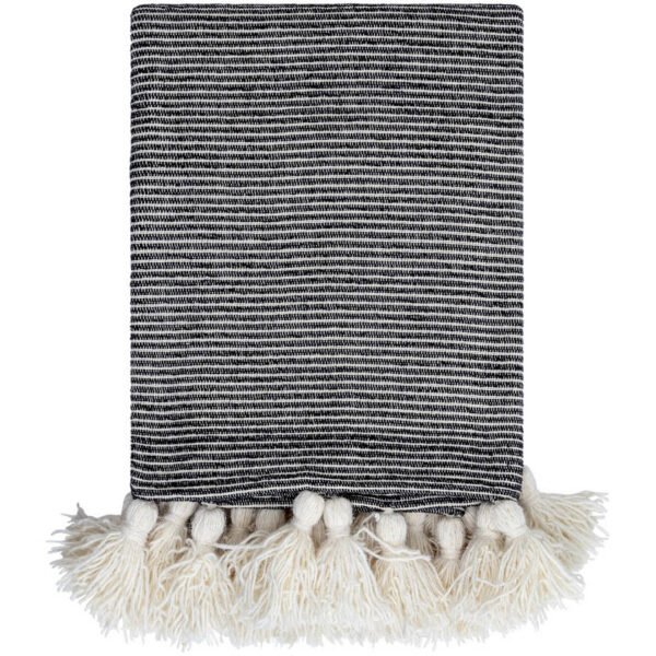 Kapri Light Beige/Black Throw - Becki Owens x Livabliss