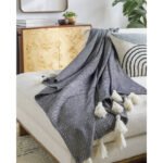 Kapri Light Beige/Black Throw - Becki Owens x Livabliss - Image 2