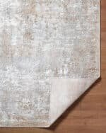Karsten Modern Dark Brown/Light Gray Area Rug - Image 2