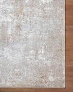 Karsten Modern Dark Brown/Light Gray Area Rug - Image 3