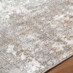 Karsten Modern Dark Brown/Light Gray Area Rug - Image 5