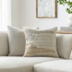 Pebbles Tan Pillow Cover - Image 5