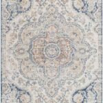 Lola Traditional Dark Blue Area Rug