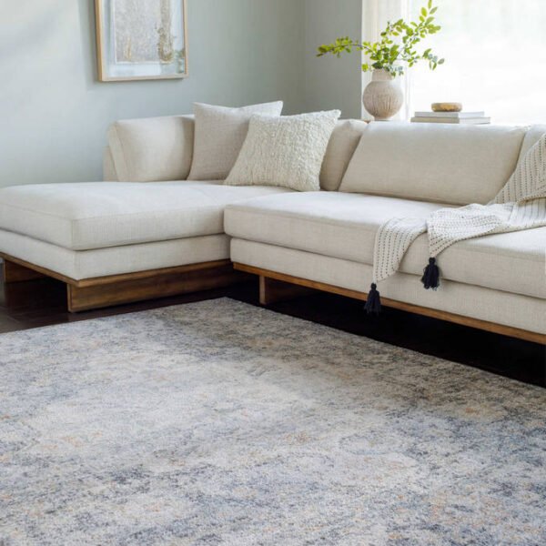 Olivia Traditional Blue Area Rug