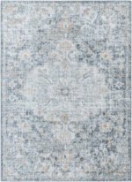 Olivia Traditional Blue Area Rug - Image 6