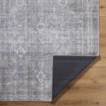 Fisher Traditional Black Washable Area Rug - Image 9