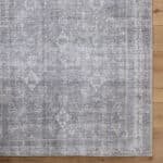 Fisher Traditional Black Washable Area Rug - Image 6