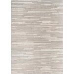 Shone Modern Light Gray/Medium Brown Area Rug