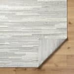 Shone Modern Light Gray/Medium Brown Area Rug - Image 5