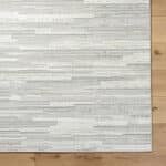 Shone Modern Light Gray/Medium Brown Area Rug - Image 7