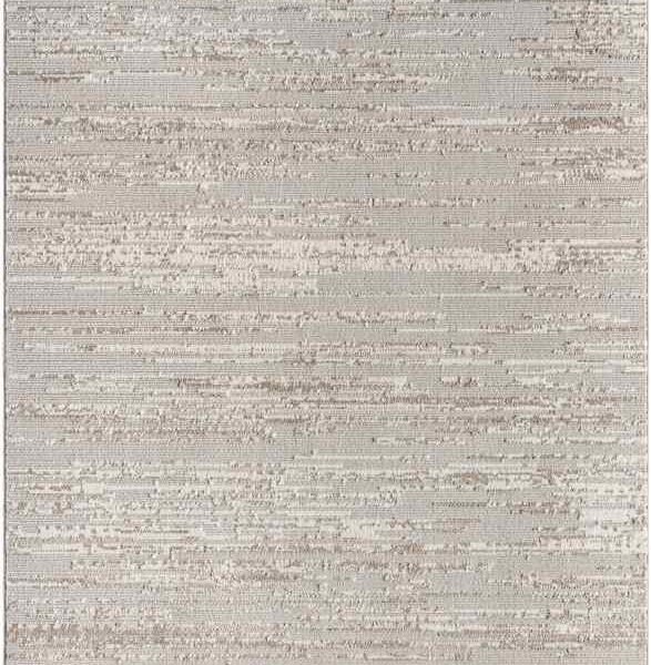 Shakinah Modern Dark Brown/Light Gray Area Rug