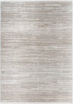 Letica Modern Dark Brown Area Rug