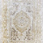 Elimelech Traditional Light Brown Area Rug