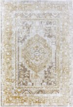 Elimelech Traditional Light Brown Area Rug
