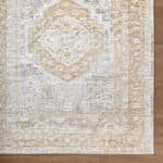 Elimelech Traditional Light Brown Area Rug - Image 7