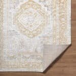 Elimelech Traditional Light Brown Area Rug - Image 3