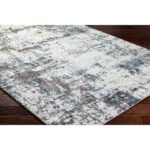 Narah Solid and Border Dark Blue Area Rug - Image 4