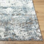 Narah Solid and Border Dark Blue Area Rug - Image 3